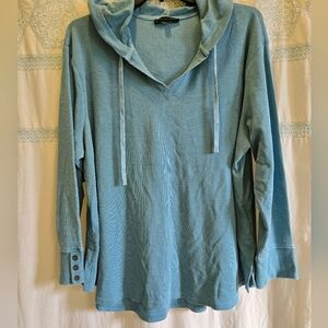 3x waffle knit light weight hoodie